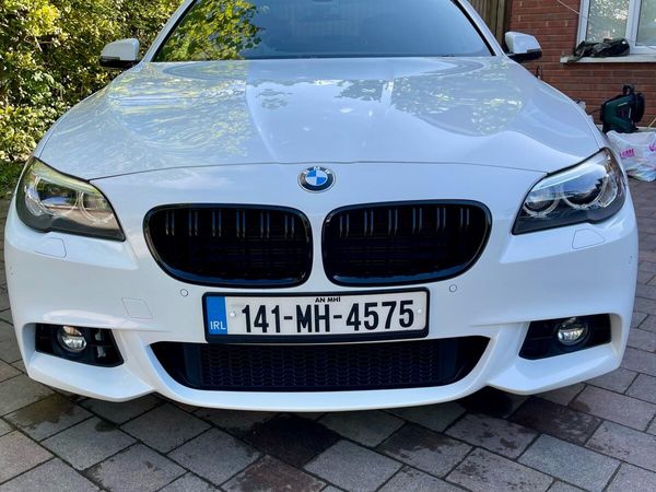 BMW 5-Series Saloon, Petrol, 2014, White