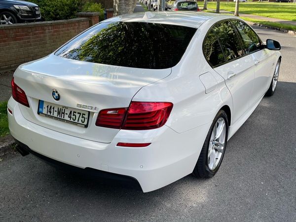 BMW 5-Series Saloon, Petrol, 2014, White