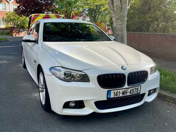BMW 5-Series Saloon, Petrol, 2014, White