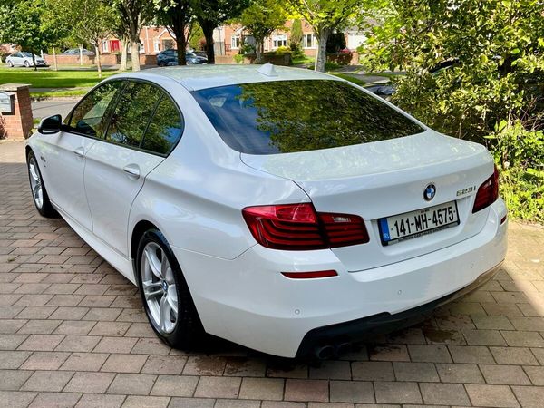 BMW 5-Series Saloon, Petrol, 2014, White