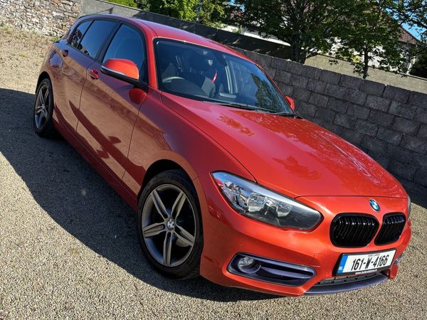 BMW 1-Series Hatchback, Diesel, 2016, Orange