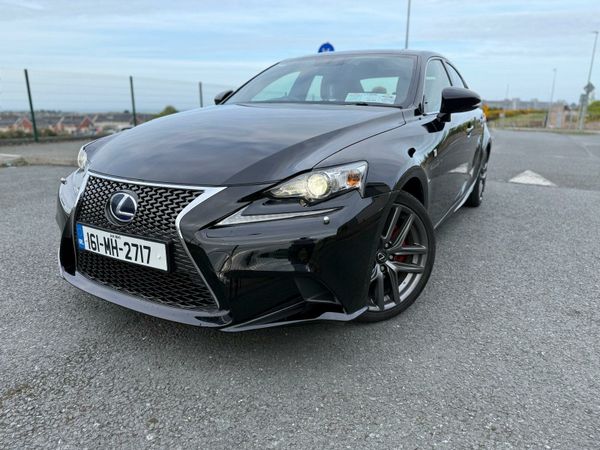 Lexus IS Saloon, Petrol Hybrid, 2016, Black