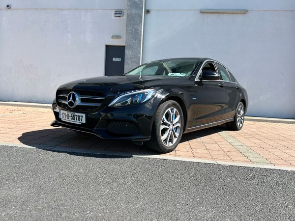 Mercedes-Benz C-Class Saloon, Petrol Plug-in Hybrid, 2017, Black