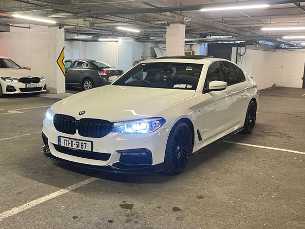 BMW 5-Series Saloon, Diesel, 2017, White
