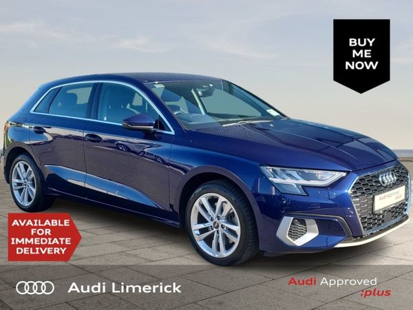Audi A3 Hatchback, Petrol Plug-in Hybrid, 2021, Blue