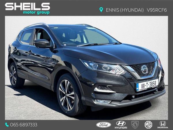 Nissan Qashqai Hatchback, Diesel, 2018, Black
