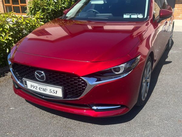 Mazda Mazda3 Saloon, Petrol Hybrid, 2019, Red