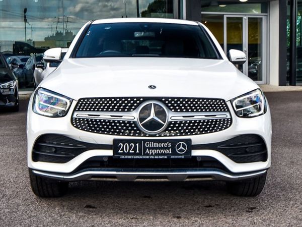 Mercedes-Benz GLC Coupe, Diesel Plug-in Hybrid, 2021, White