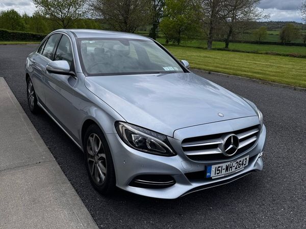 Mercedes-Benz C-Class Saloon, Diesel, 2015, Silver