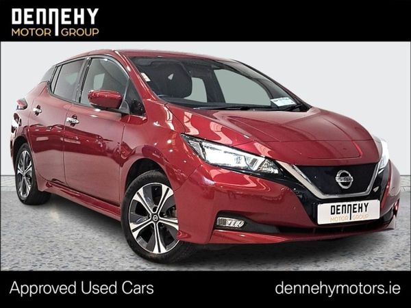 Nissan Leaf Hatchback, Electric, 2021, Burgundy