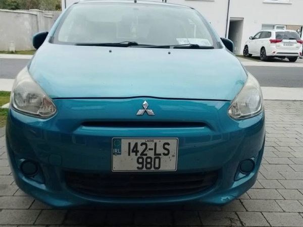 Mitsubishi Mirage Hatchback, Petrol, 2014, Blue