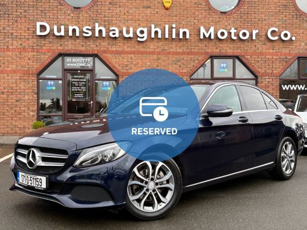 Mercedes-Benz C-Class Saloon, Diesel, 2017, Blue