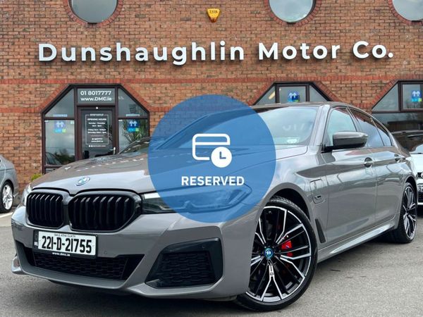 BMW 5-Series Saloon, Hybrid, 2022, Grey