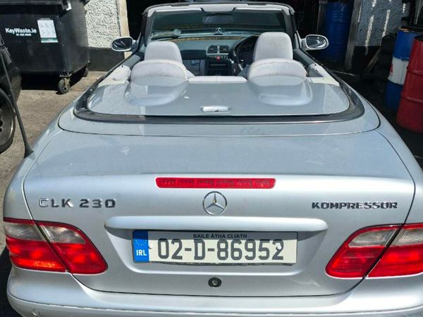 Mercedes-Benz CLK Convertible, Petrol, 2002, Silver