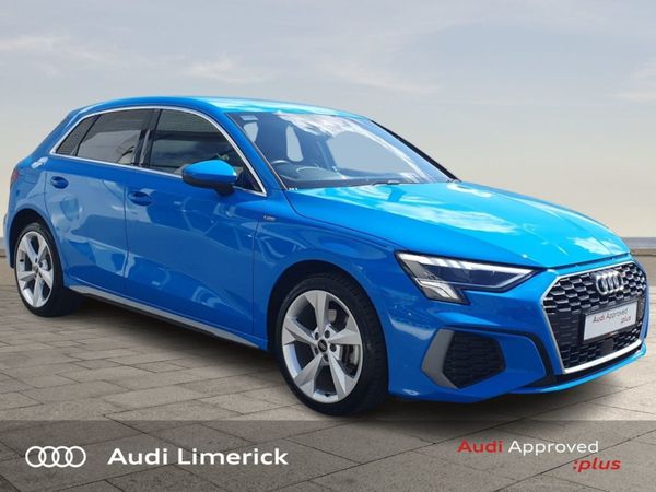 Audi A3 Hatchback, Petrol Plug-in Hybrid, 2023, Blue