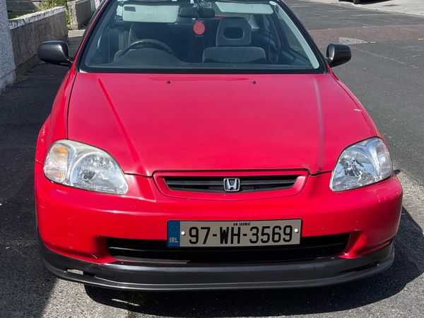 Honda Civic Coupe, Petrol, 1997, Red