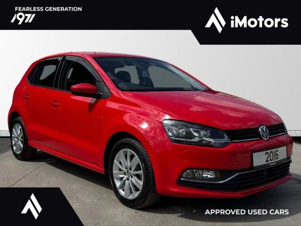 Volkswagen Polo Hatchback, Petrol, 2016, Red