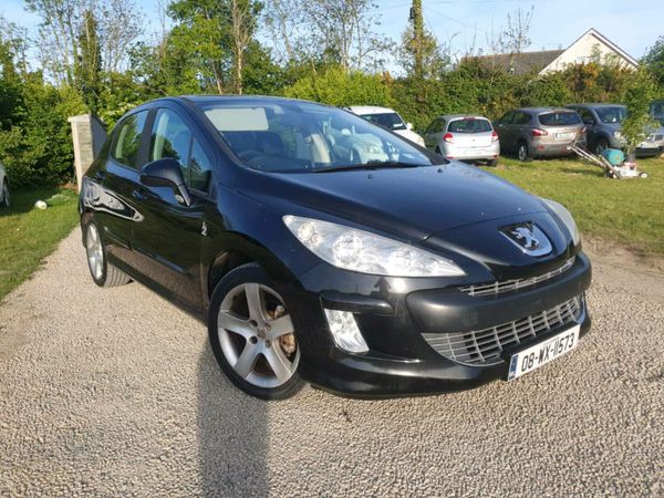 Peugeot 308 Hatchback, Diesel, 2008, Black