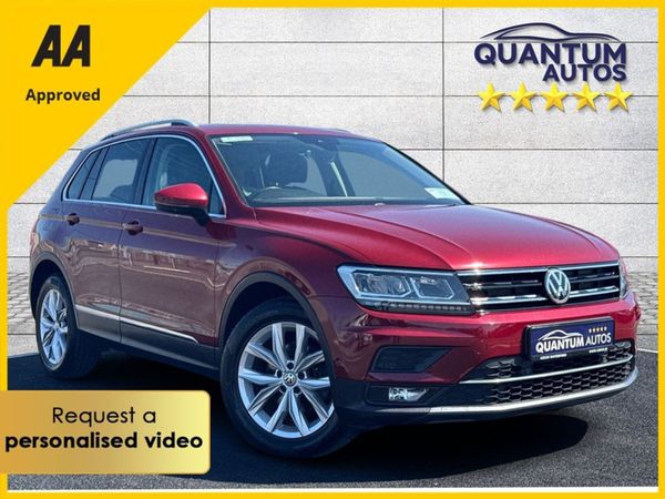 Volkswagen Tiguan SUV, Diesel, 2019, Red