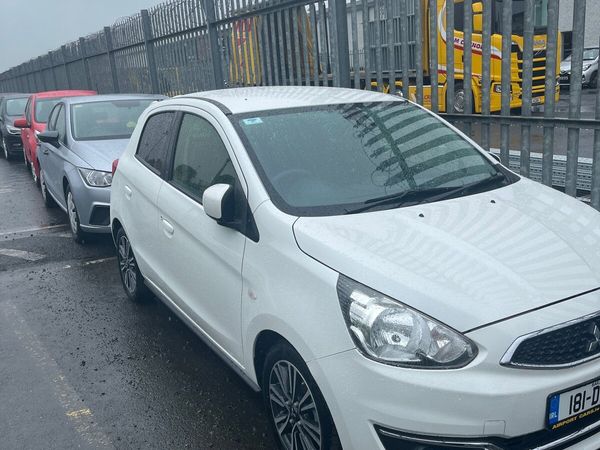 Mitsubishi Mirage Hatchback, Petrol, 2018, White