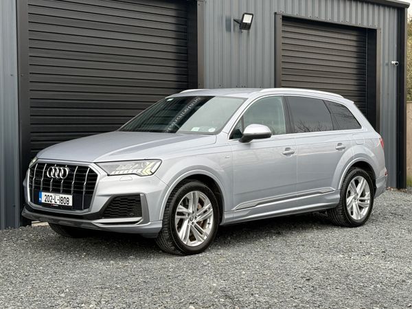 Audi Q7 SUV, Petrol Plug-in Hybrid, 2020, Silver