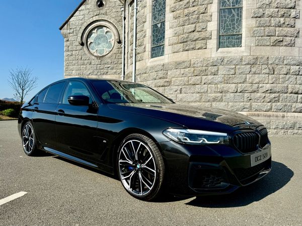 BMW 5-Series Saloon, Diesel Hybrid, 2021, Black
