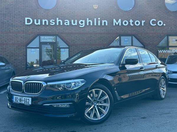 BMW 5-Series Saloon, Petrol Plug-in Hybrid, 2018, Black