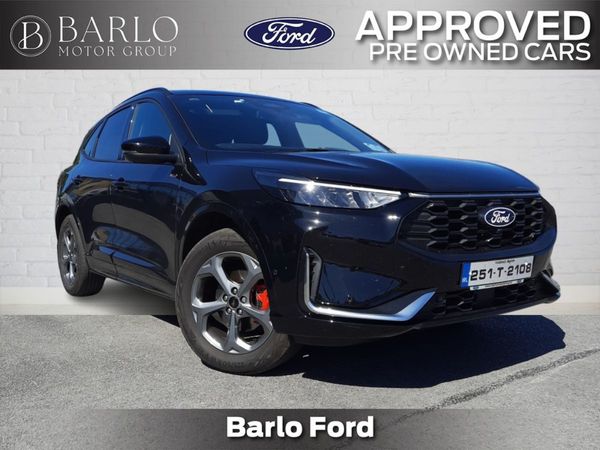 Ford Kuga SUV, Petrol Plug-in Hybrid, 2025, Black