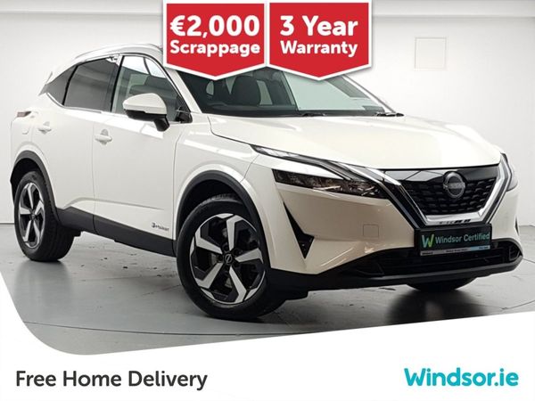 Nissan Qashqai MPV, Hybrid, 2024, White