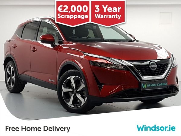 Nissan Qashqai MPV, Hybrid, 2024, Red