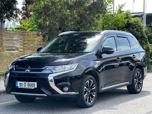 Mitsubishi Outlander SUV, Petrol Plug-in Hybrid, 2018, Black