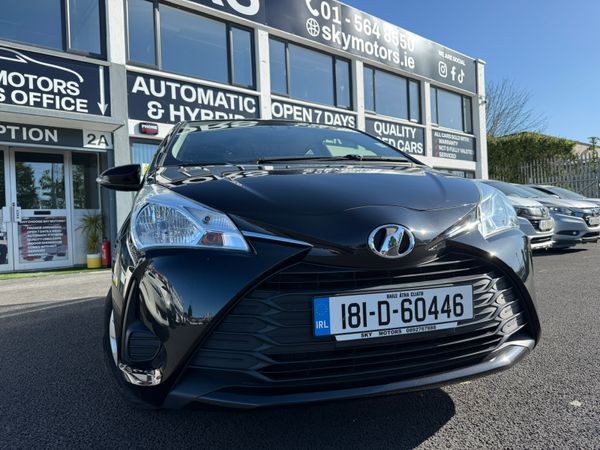 Toyota Vitz Hatchback, Petrol, 2018, Black