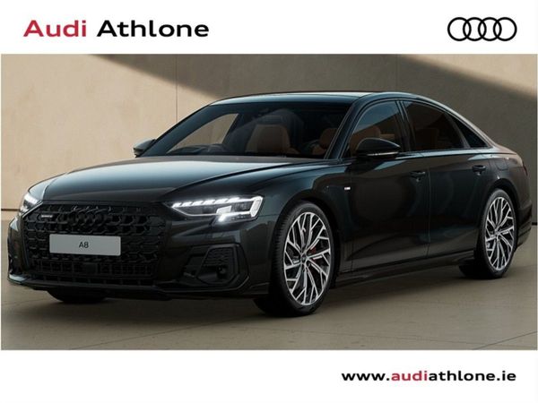 Audi A8 Saloon, Petrol Plug-in Hybrid, 2025, Black