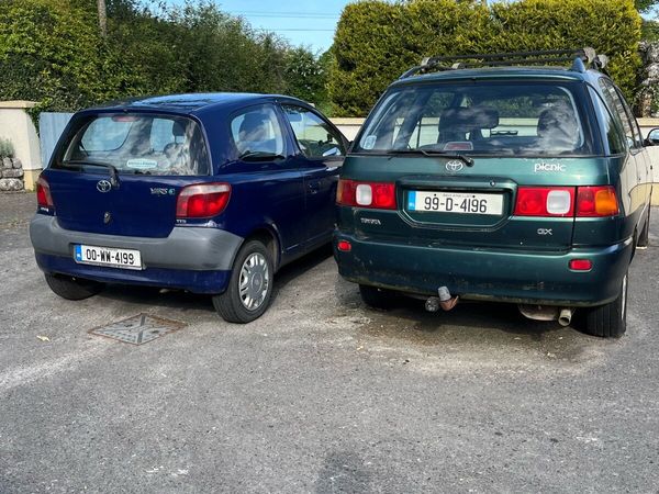 Toyota Yaris Hatchback, Petrol, 2000, Blue