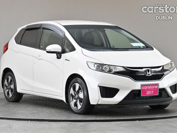 Honda Fit Hatchback, Petrol Hybrid, 2017, White