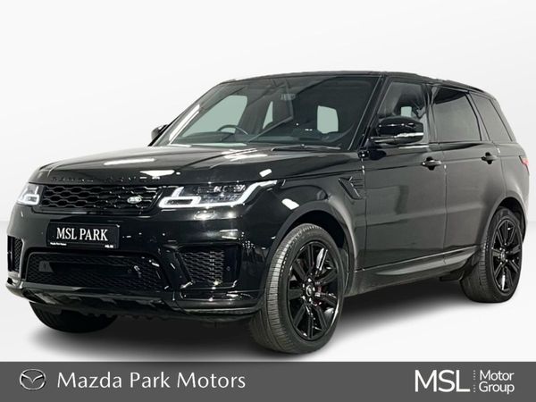Land Rover Range Rover Sport SUV, Petrol Hybrid, 2022, Black