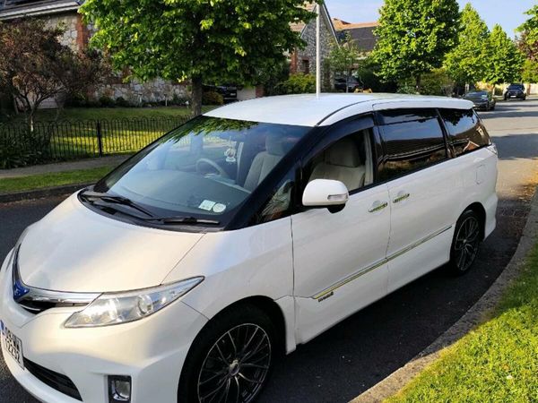 Toyota Estima MPV, Petrol Hybrid, 2009, White
