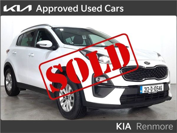 Kia Sportage MPV, Hybrid, 2021, White
