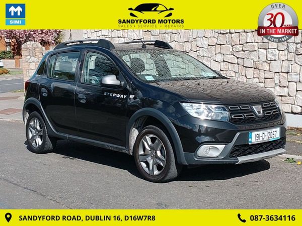 Dacia Sandero Stepway Hatchback, Petrol, 2019, Black