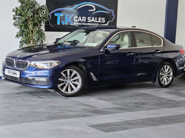 BMW 5-Series Saloon, Diesel, 2018, Blue