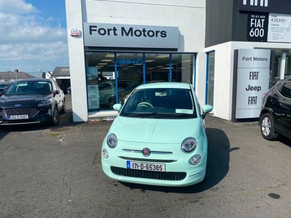 Fiat 500 Hatchback, Petrol, 2017, Green