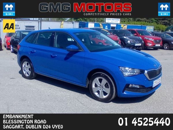 Skoda Scala Hatchback, Petrol, 2021, Blue