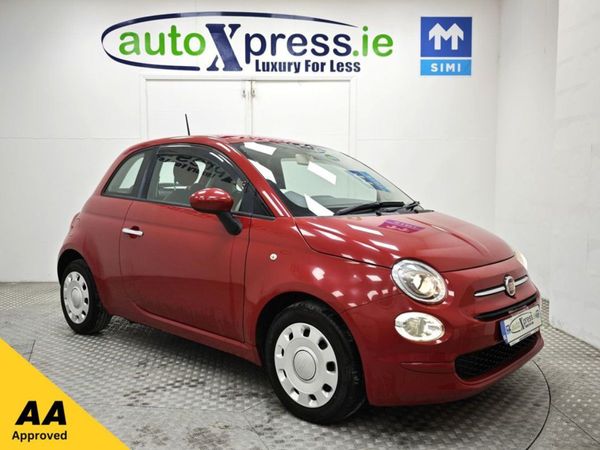 Fiat 500 Hatchback, Petrol, 2017, Red