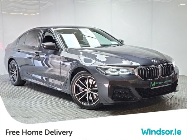 BMW 5-Series Saloon, Petrol Plug-in Hybrid, 2021, Grey