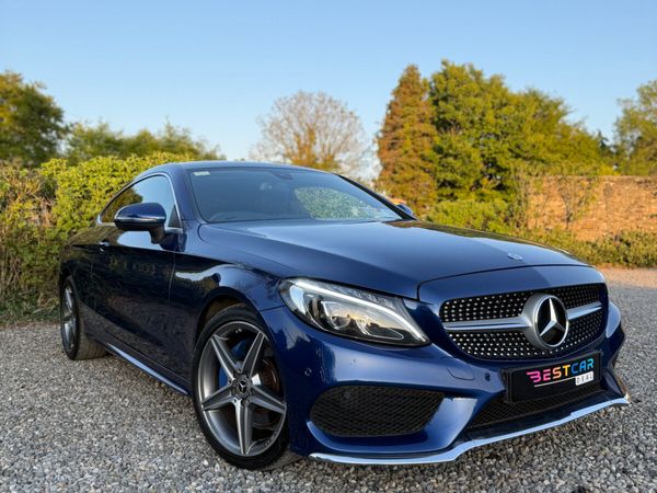 Mercedes-Benz C-Class Coupe, Diesel, 2017, Blue