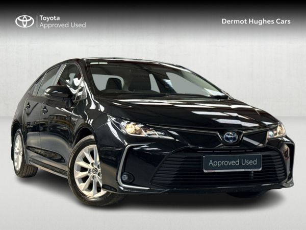 Toyota Corolla Saloon, Petrol Hybrid, 2021, Black