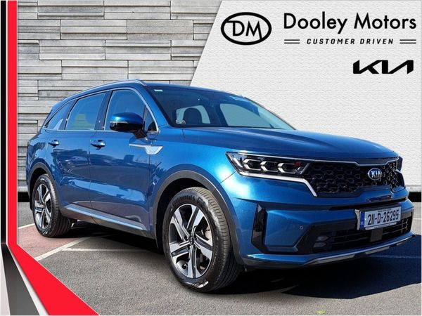 Kia Sorento SUV, Petrol Plug-in Hybrid, 2021, Blue