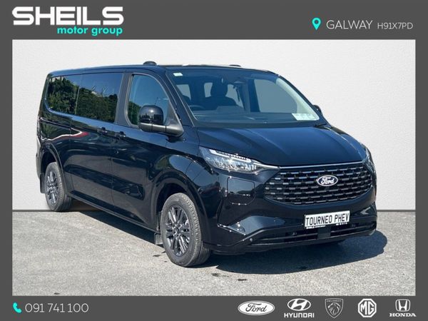 Ford Tourneo Custom MPV, Petrol Plug-in Hybrid, 2025, Black