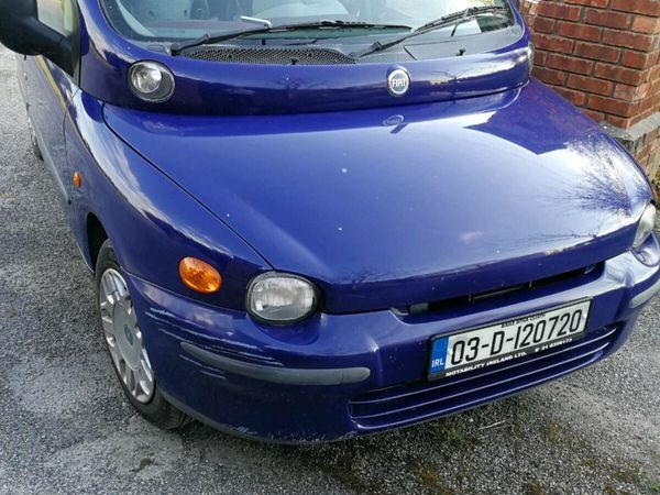 Fiat Multipla MPV, Petrol, 2003, Blue