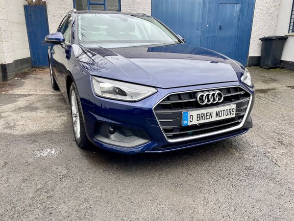 Audi A4 Estate, Diesel Hybrid, 2024, Blue